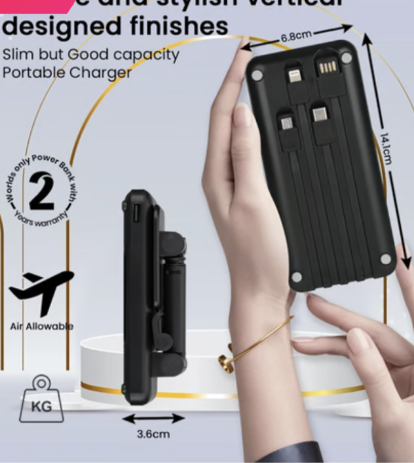Powerbank with mobile stand